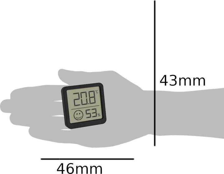 Actual product image TFA Digital Thermo-Hygrometer with Comfort Zone Thermo-/Hygrometer White