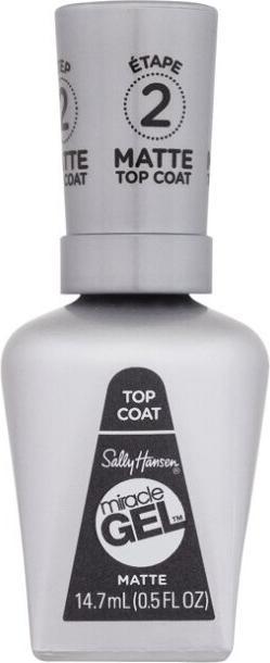 Actual product image Sally Hansen Miracle Gel Matte Top Coat 14.7 Ml (Matte, Top coat)