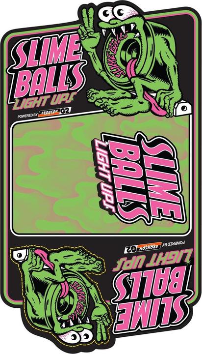 Actual product image Slime 78A OG Slime Balls Gator Swamp Spew Light Ups (60 mm)