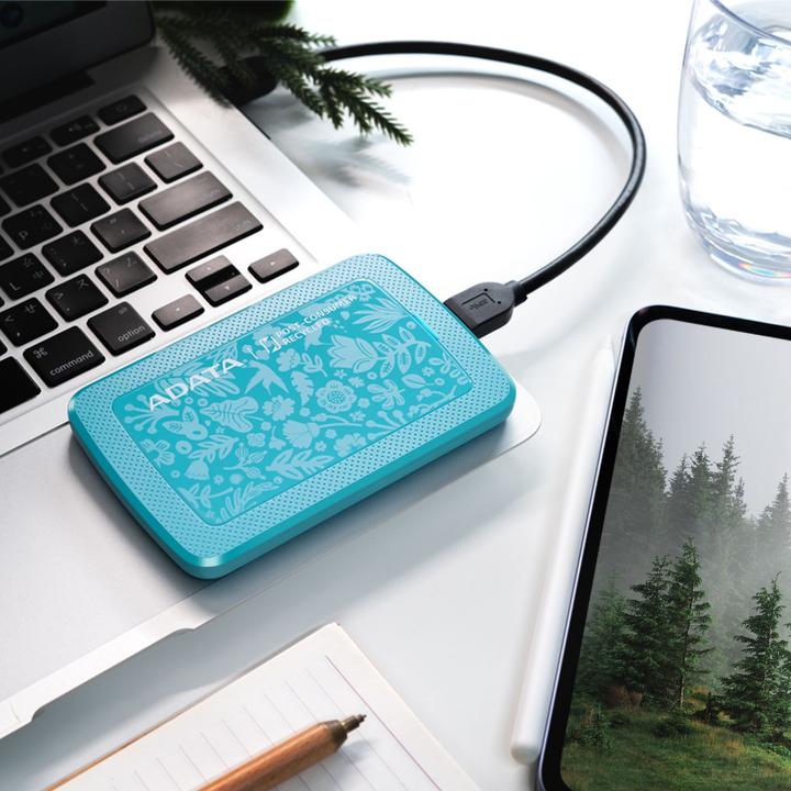 Actual product image Adata HC300 Eco External hard drive 1 TB Green (1 TB)