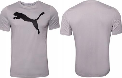 Actual product image Puma Active Big Logo Tee Grey Violet 586724 09 XL (XL)