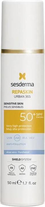 Image du produit Sesderma Repaskin Urban 365 Peau sensible (Crème solaire visage, SPF 50+, 50 ml)