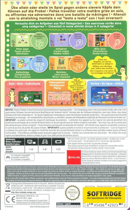 Productafbeelding Nintendo Big Brain Academy: Head to Head (Switch, DE)