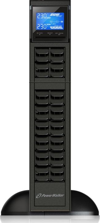 Actual product image Powerwalker VFI 2000 CRS 2000VA / 1600W online UPS tower/rack double conversion SNMP slot without batteries for (2000 VA, 1600 W, Online double converter UPS)