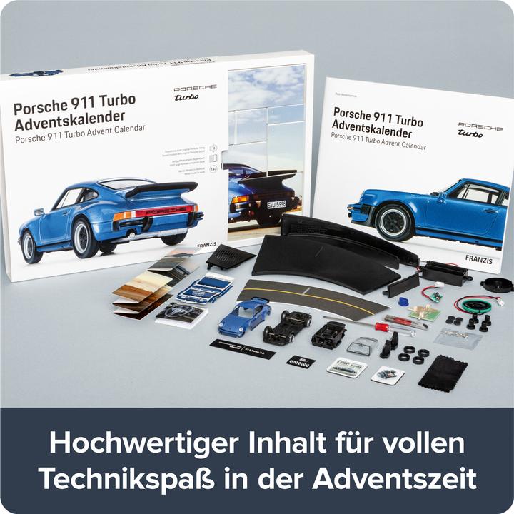 Productafbeelding Franzis Porsche 911 Turbo Adventskalender