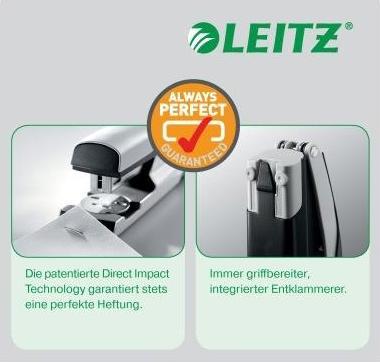 Image du produit Leitz Agrafeuse de bureau NeXXt métal (30 feuilles)