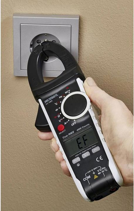 Produktbild Voltcraft Digitales TrueRMS AC-Stromzangen-Multimeter (CAT III 600V)