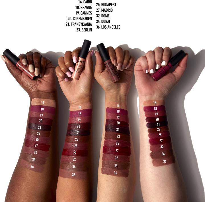 Image du produit NYX Professional Make-Up Tapis doux (36 Los Angeles)