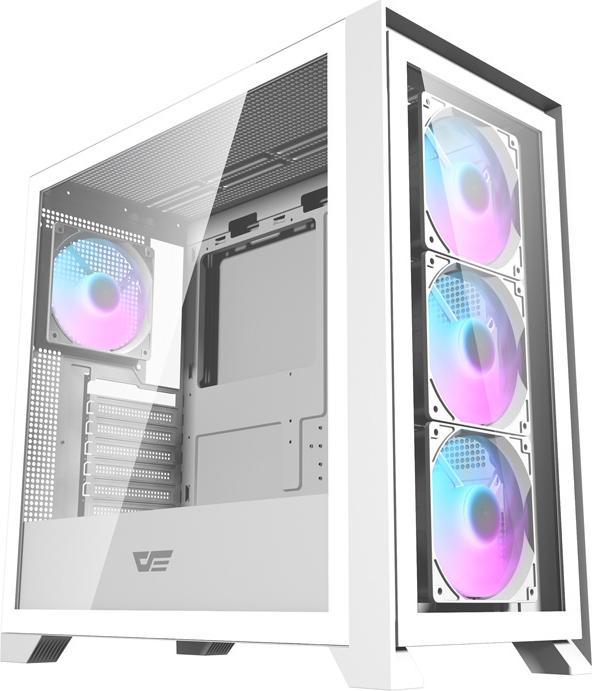 Actual product image Darkflash Tech Darkflash DRX90 Glass computer case (white) (ITX, ATX)