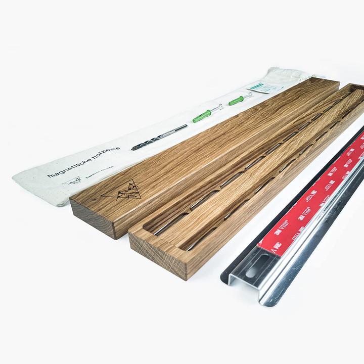 Actual product image Hannes design Magnetic Knife Holder Wood Without Logo 520mm Oak