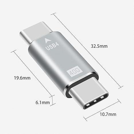 Actual product image MicroConnect Premium USB4 USB-C adapter (USB 4.0, 240 W)