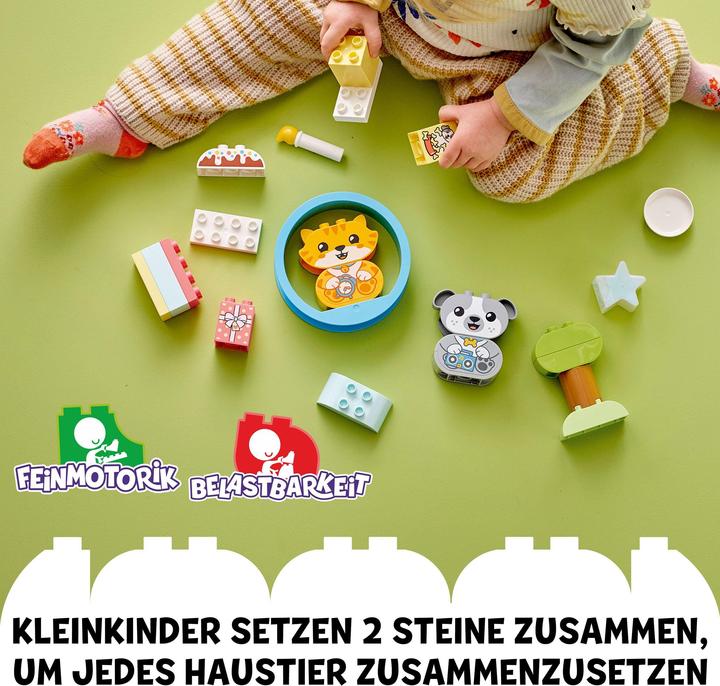 Produktbild LEGO Mein erstes Hündchen & Kätzchen - mit Ton (10977)