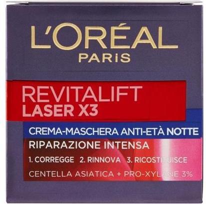 Actual product image L'Oréal Paris L'Oreal Revitalift Laser X3 Cream Mask Ampoules Night 50ml (50 ml)