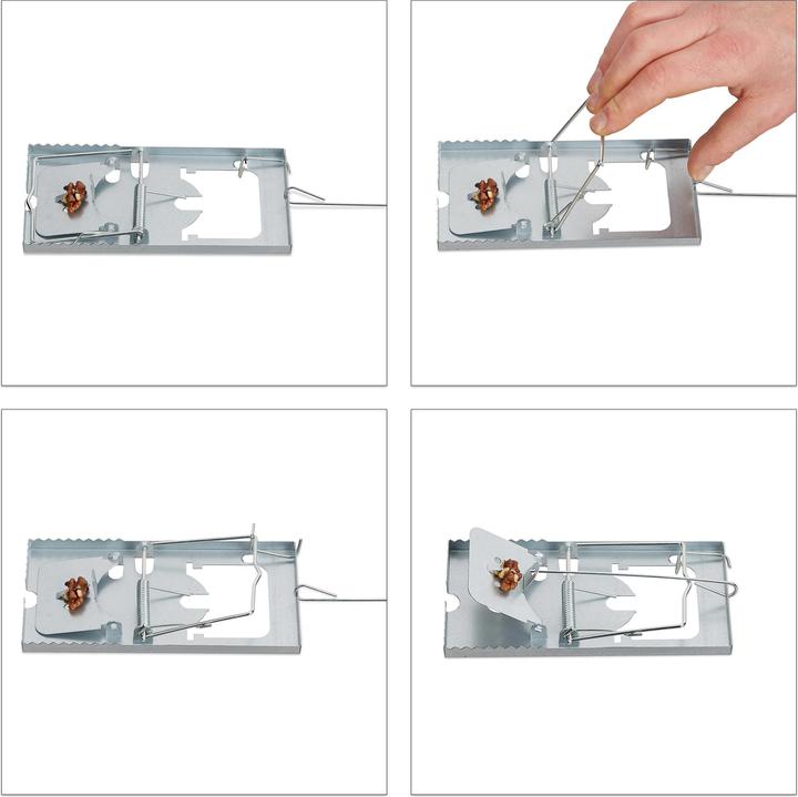 Actual product image Relaxdays Rat Trap, Pack of 4