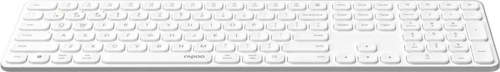 Actual product image Rapoo E9810M Weiss Kabelloses Multimodus Deskset (DE, Wireless)