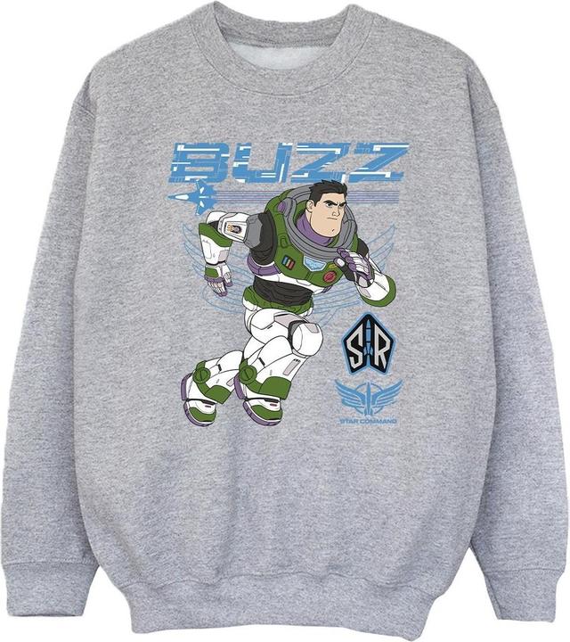 Actual product image Disney Girls Lightyear Buzz Run To Action Sweatshirt (116)