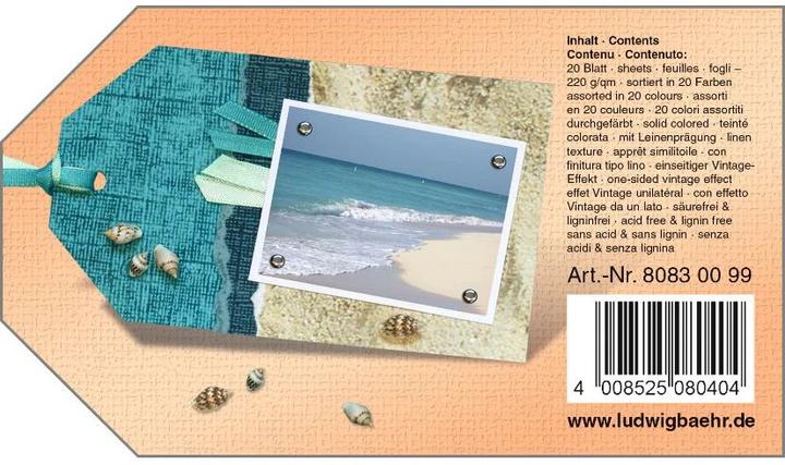 Produktbild Ursus Fotokarton Vintage 2, 7.5 x 13 cm, 20 Blatt (220 g/m², 7.5 x 13 cm)