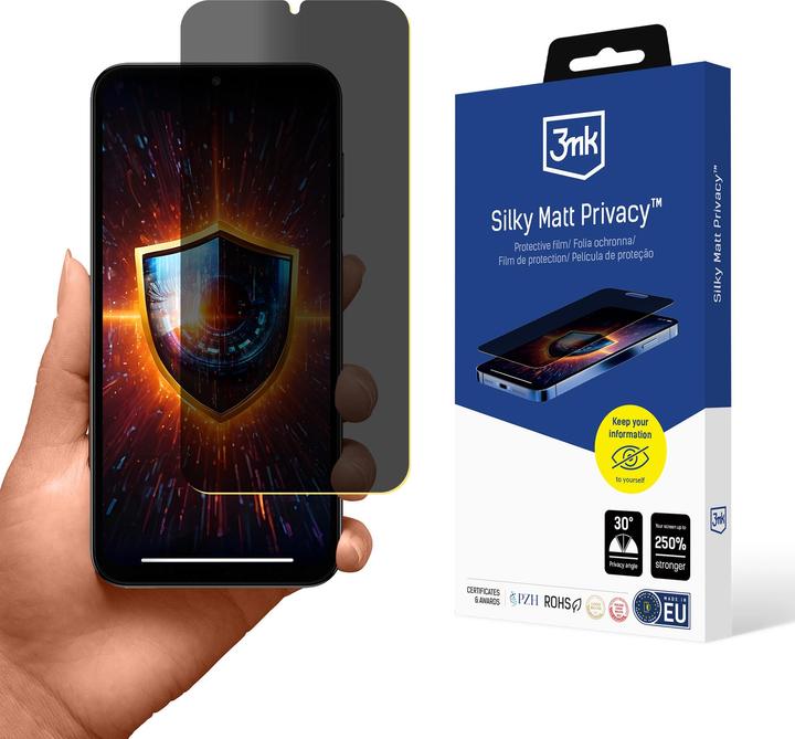 Image du produit 3MK Samsung Galaxy M15 5G - Silky Matt Privacy (1 pièce(s), Samsung Galaxy A15 5G)