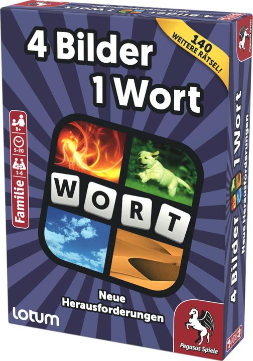 Produktbild Pegasus 18334G - 4 Bilder 1 Wort - Neue Herausforderungen, Kartenspiel, 1-6 Spieler (DE-Ausgabe) (Deutsch)