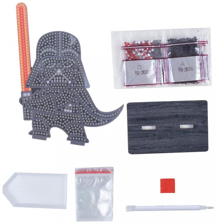 Produktbild Craft Buddy Darth Vader, Crystal Art Figur ca. 11x8cm