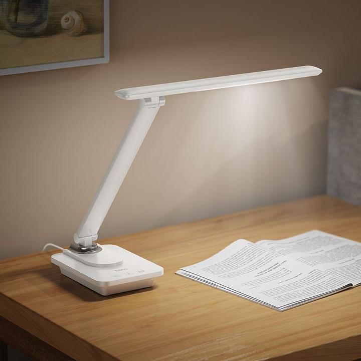 Image du produit Hoco Desc lamp HX12 Eye protection foldable table lamp White (380 lm)