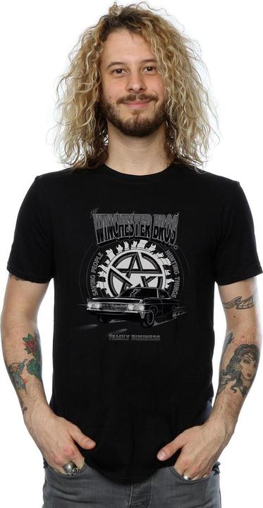 Immagine prodotto Supernatural Winchester Bros Maglietta Uomo (L)