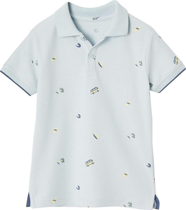Actual product image Vertbaudet Jungen Poloshirt mit Allover-Print (104)