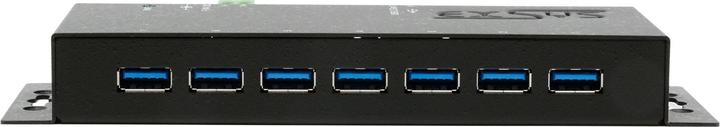 Immagine prodotto Exsys HUB USB 3.2 a 7 porte esterno con alimentatore incluso. alimentatore 12V/3A e cavo USB inclusi (USB-B, 7 Porti)