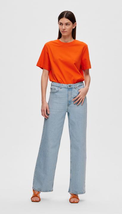 Immagine prodotto Selected Femme Jeans a vita alta blu chiaro (25)