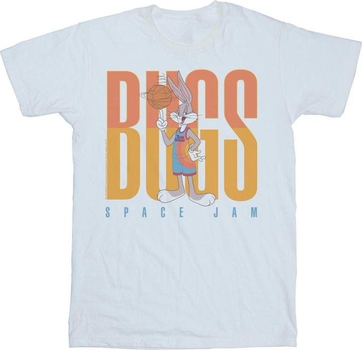 Space Jam Bugs Bunny Basketball Spin TShirt (XL)