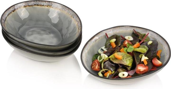 Produktbild Sänger Geschirr Salatschalen Set Capri Grau (0.76 l, 4 x)