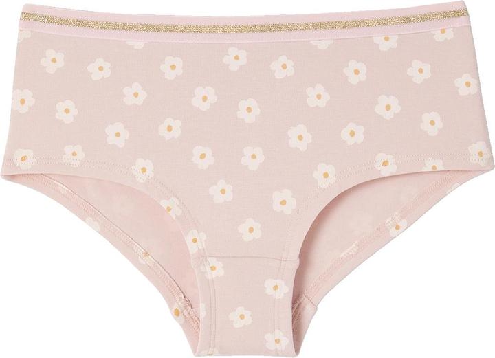 Immagine prodotto Vertbaudet Confezione da 7 pantaloncini da bambina in cotone biologico (92, Confezione da 7)