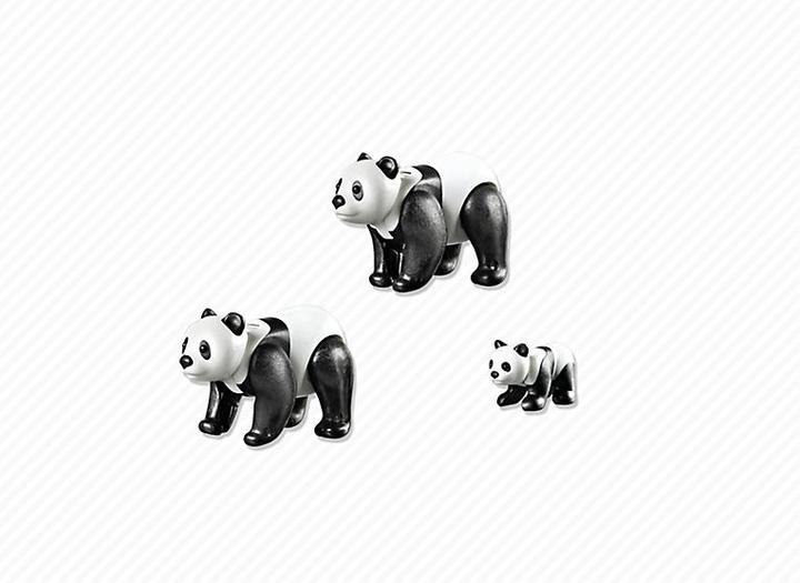 Produktbild Playmobil 2 Pandas mit Baby (6652)
