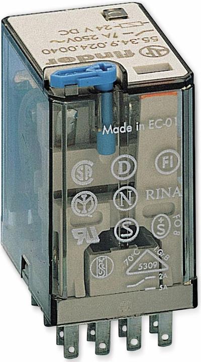 Image du produit Finder 55.34.9.024.5040 Relais enfichable 24 V/DC 7 A 4 inverseurs 1 pc.