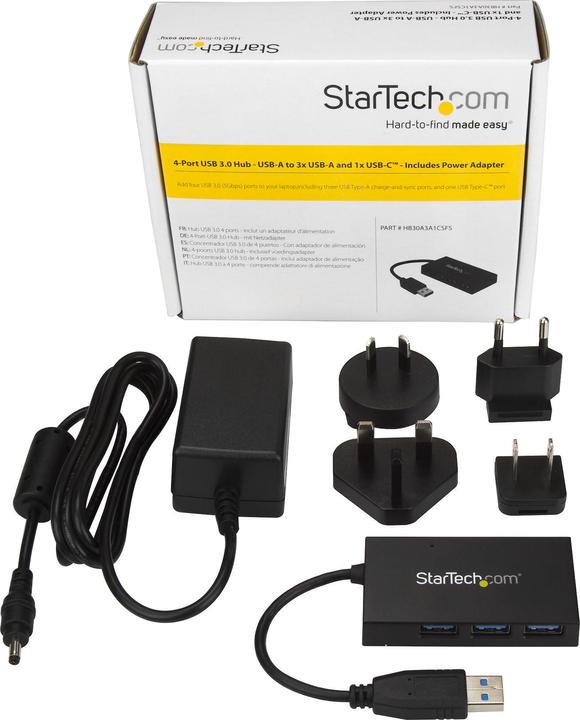 Immagine prodotto StarTech HUB USB 3.0 A 4 PORTE CON USB C (USB-C, 4 Porti)