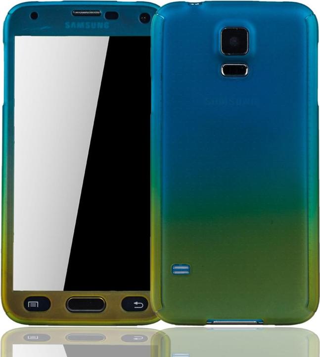 Produktbild König Design Hülle Handy Schutz für Samsung Galaxy S5 / S5 Neo Case Cover Displayschutz Gelb (Samsung Galaxy S5, Samsung Galaxy S5 Neo)