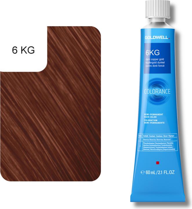 Image du produit Goldwell Colorance Tube Demi-Permanente (6KG cuivre doré foncé)