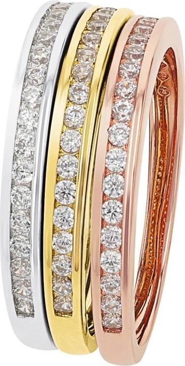 Amor Ringe für Damen, 925 Sterling Silber, Zirkonia synth. (60, 925 Silber)