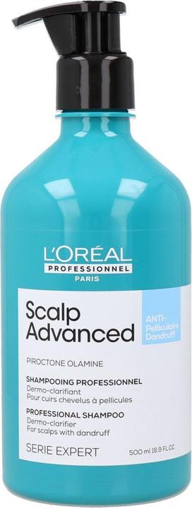 L'Oréal Professionnel LP SE Scalp A-Dndrf Shp R 500ml Inst clear (500 ml, Flüssiges Shampoo)