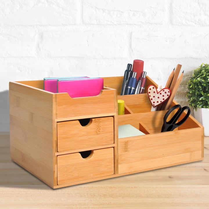Produktbild Homcom Schreibtischorganizer mit 2 Schubladen