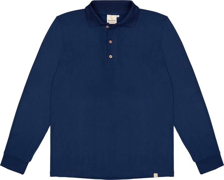 Produktbild greenjama Herren Langarm-Shirt mit Polo-Kragen (M)