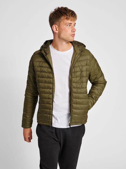 Actual product image hummel Red Quilted Hood Jacket (S)