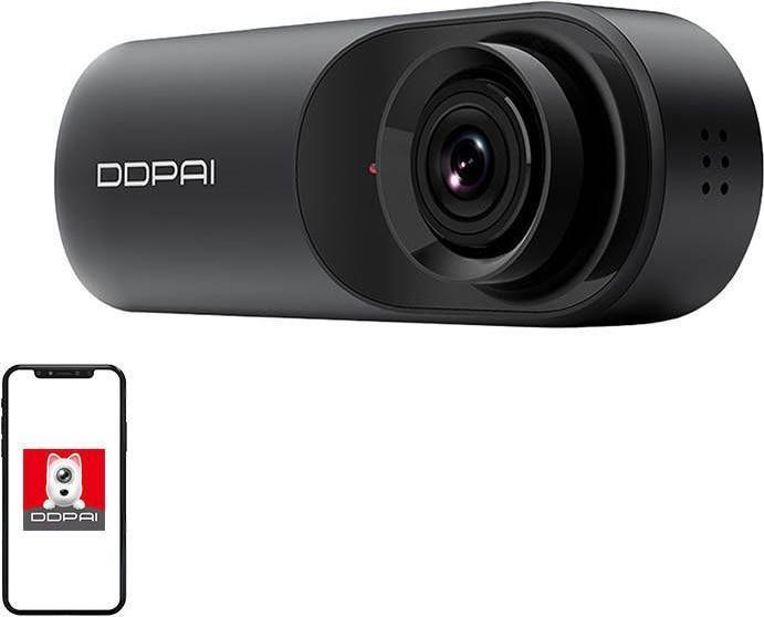 Productafbeelding DDpai Dash camera Mola N3 Pro, 1600p/30fps + 1080p/25fps (WiFi, GPS-ontvanger, Ingebouwde microfoon, Volledige HD)