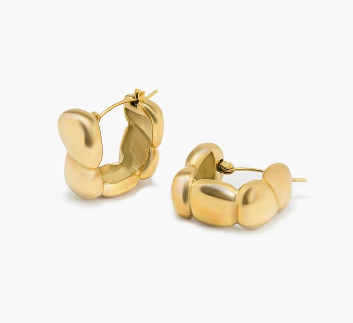 Image du produit Sensora Jewelry Boucles d'oreilles Wave Hoops (Acier inoxydable)