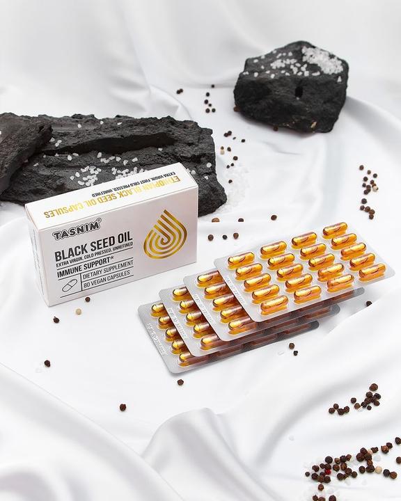 Produktbild Tasnim Schwarzkümmelöl – 80 Kapseln (80 Stück, Kapseln)