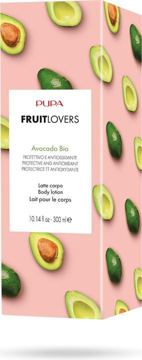 Actual product image Pupa Milano Fruit Lovers - Body Milk 001 - Avocado 300 ml (Body milk, 300 ml)