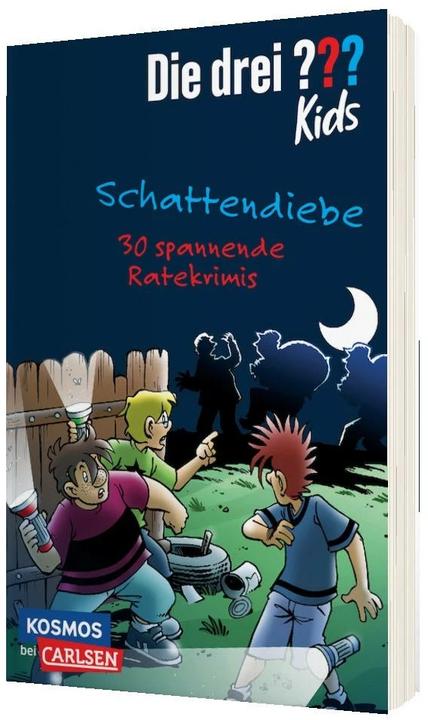 Immagine prodotto Die drei??? Kids: Schattendiebe. 30 spannende Ratekrimis! (Tedesco, Stefanie Wegner, Ulf Blanck, 2022)