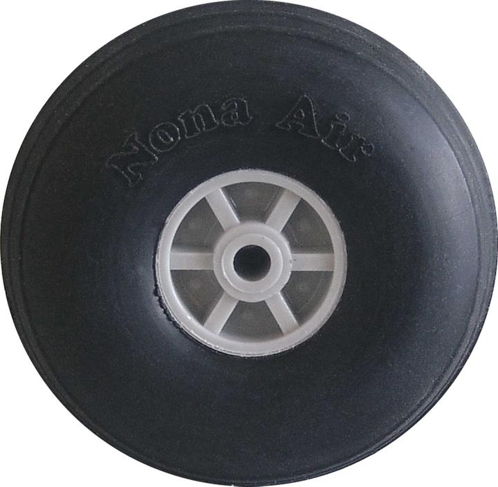 Actual product image Planet-Hobby wheels heavy duty approx. 23 x 11 mm 2pcs.