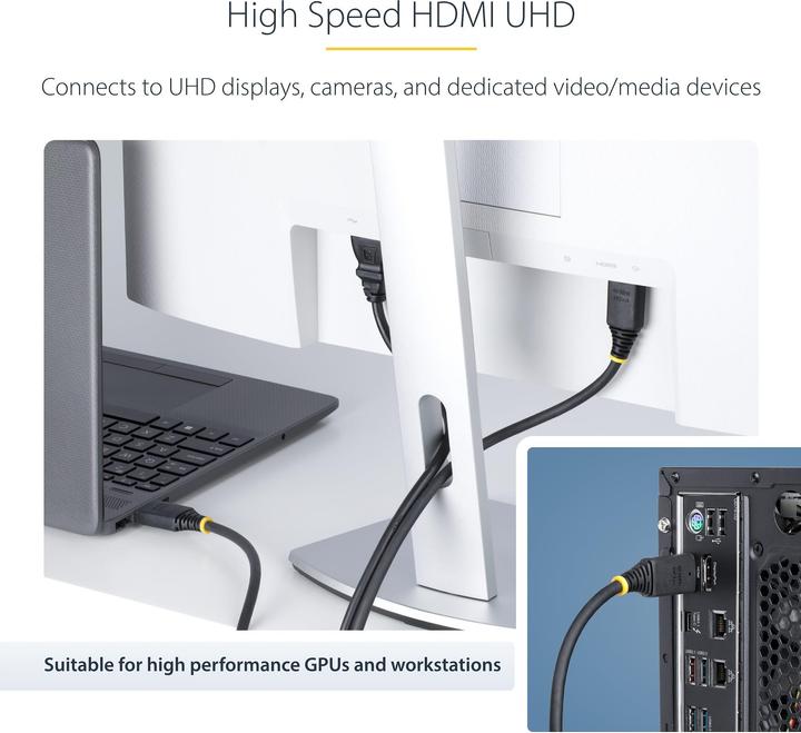 Actual product image StarTech Cable HDMI Active High Speed 10m black (10 m, HDMI)