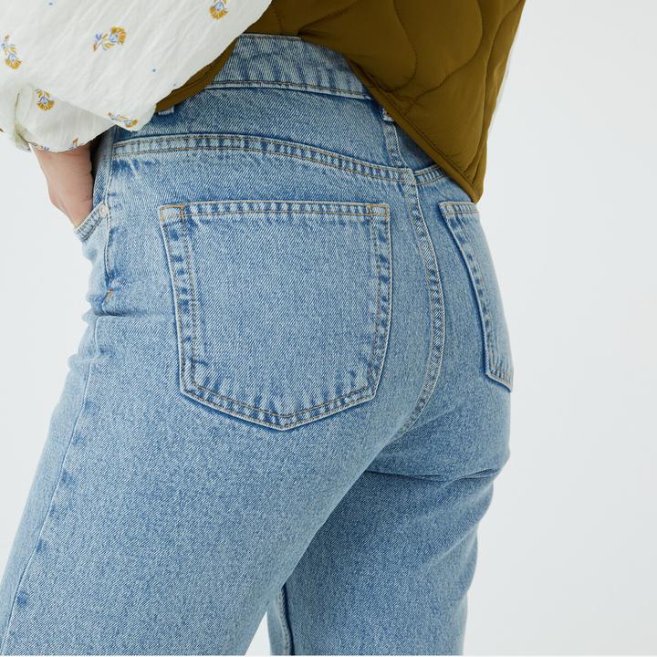 Produktbild La Redoute Collections High-Waist-Jeans (34)